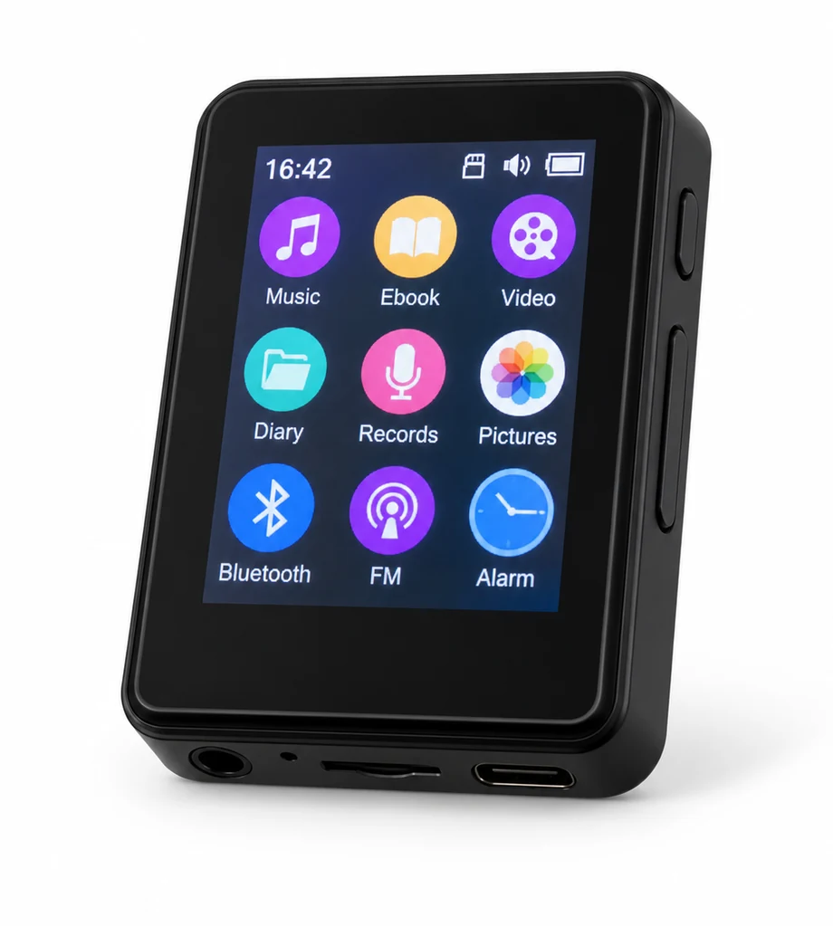 PocketMelo M1 compact player, studio product view